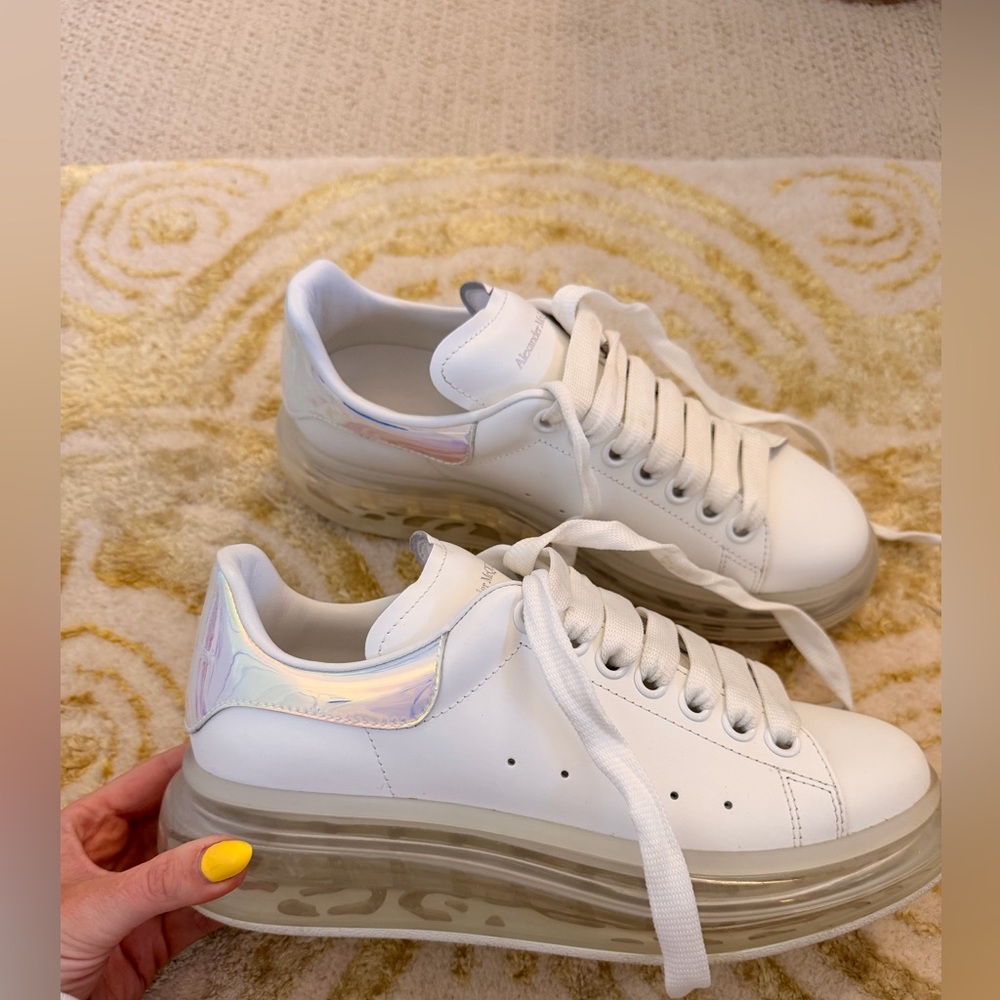 Alexander McQueen white sneakers